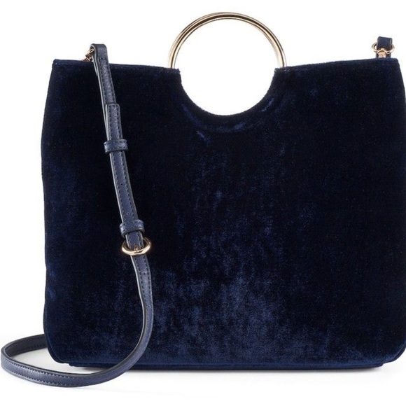 LC Lauren Conrad Handbags - Bag Elegant Navy (dark) Handbag with Gold Accents Lauren Conrad